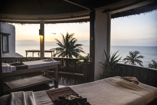 Massage cabana